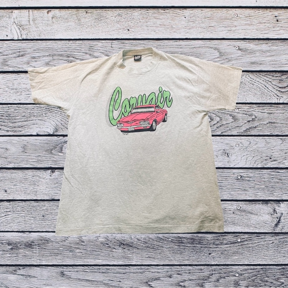 Vintage Chevy corvair graphic t shirt sz xl